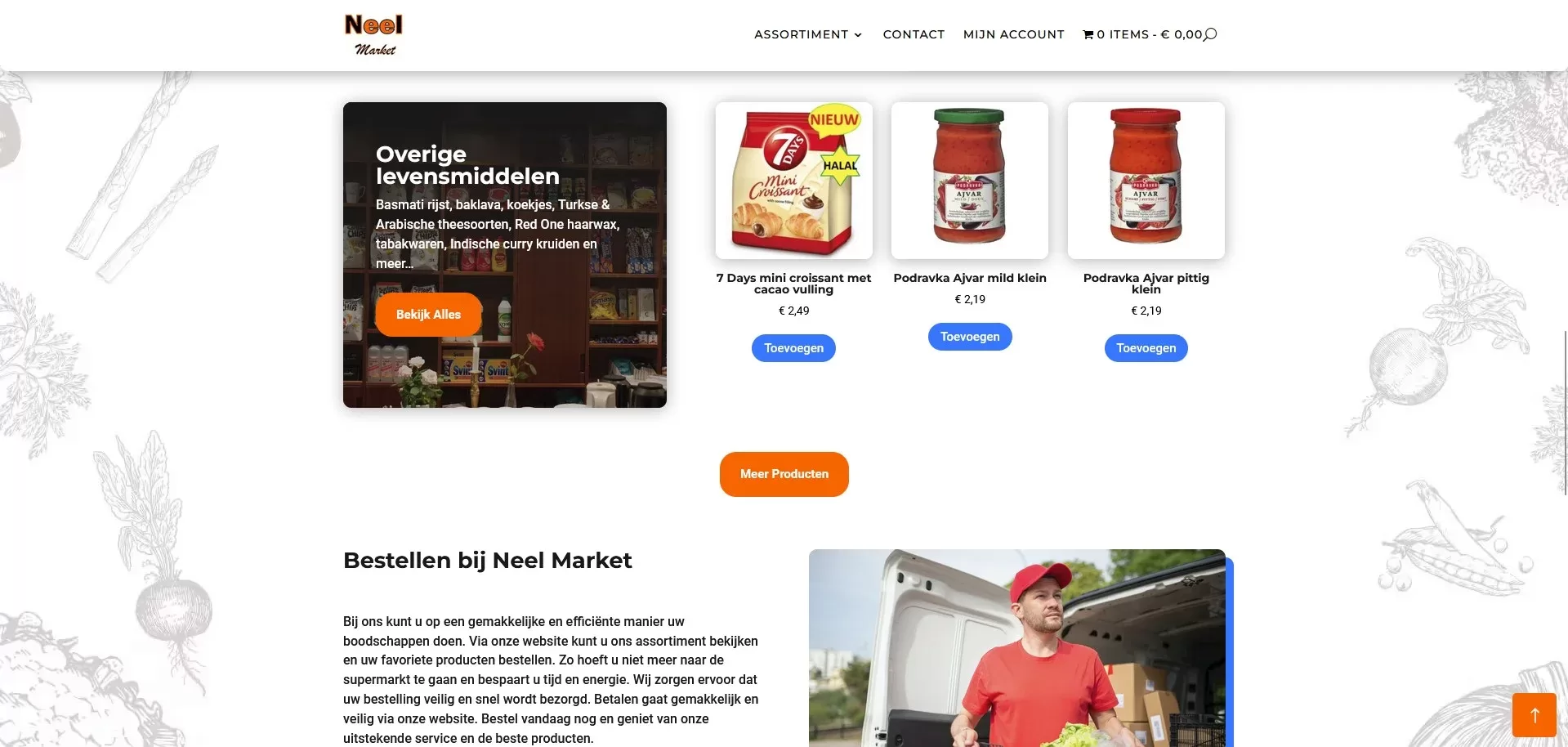 Website van Neel Market